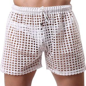 Woxuan | Men's see-through mesh boxer brief